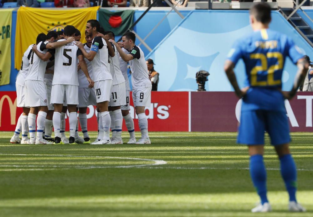 Mundial de Rusia: Brasil-Costa Rica