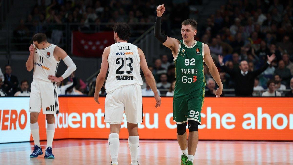 El Real Madrid viene de perder contra el Zalgiris y ya suma nueve derrotas en esta Euroliga