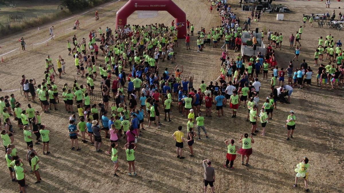 La sortida d'una edició anterior del Barretina Rural Fest, que se celebra aquest dissabte.