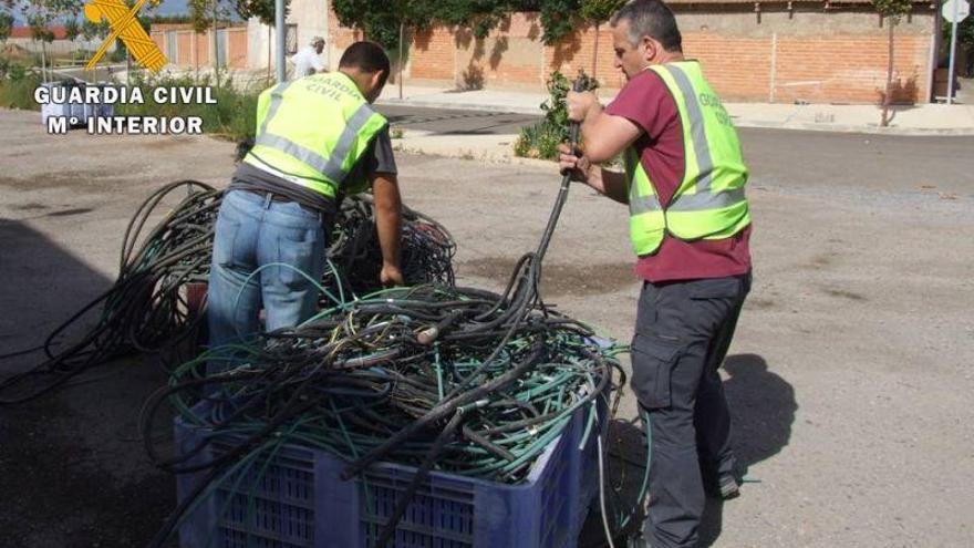 Detenido un empleado por el robo de 492 kilos de cable