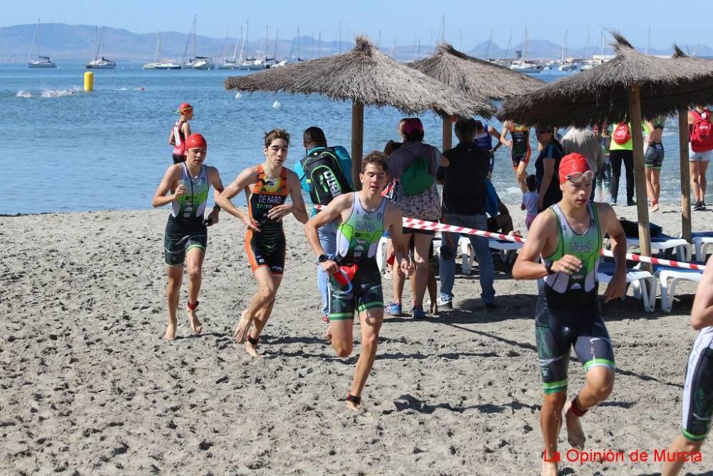 Final de triatlón de Deporte en Edad Escolar