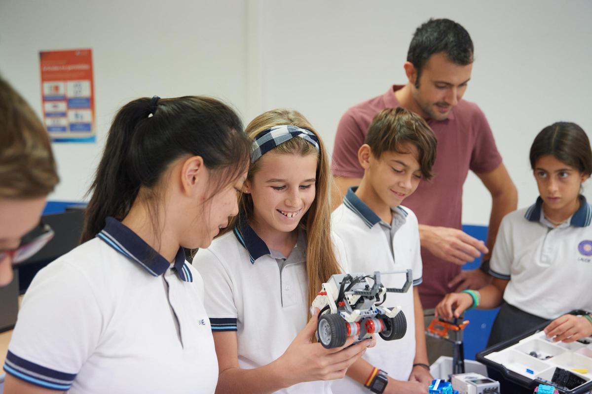 Un aula del Newton College