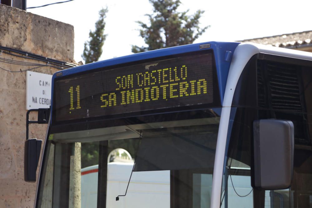 Muere un motorista al chocar con un autobús de la EMT en Palma