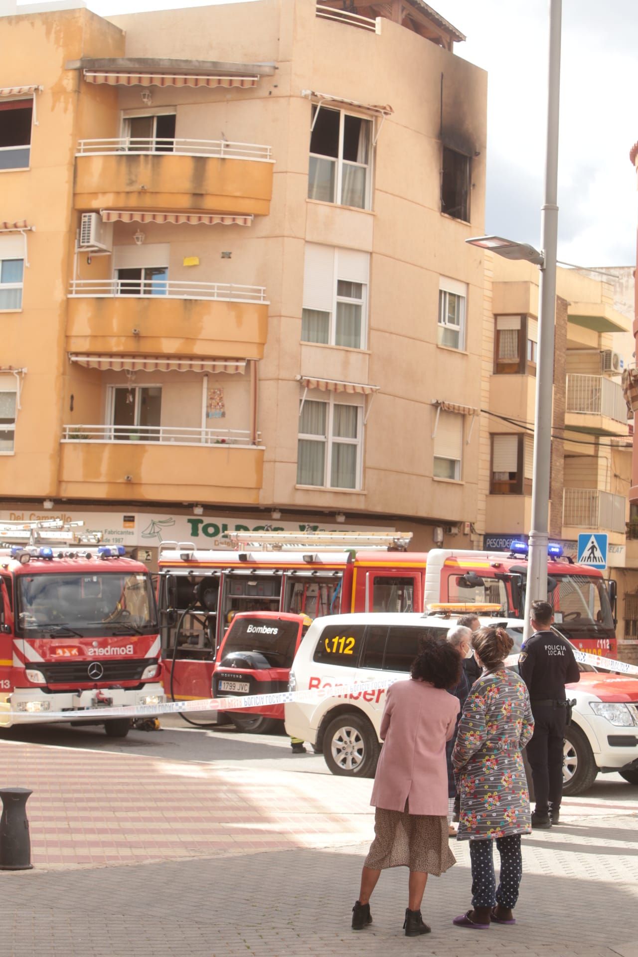 Incendio en El Campello