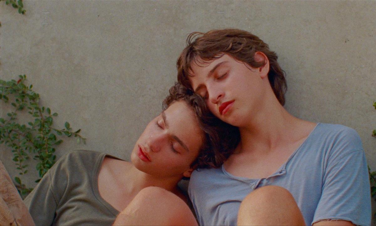 Els dos joves protagonistes de la pel·lícula, Bernat Solé i Jan Monter