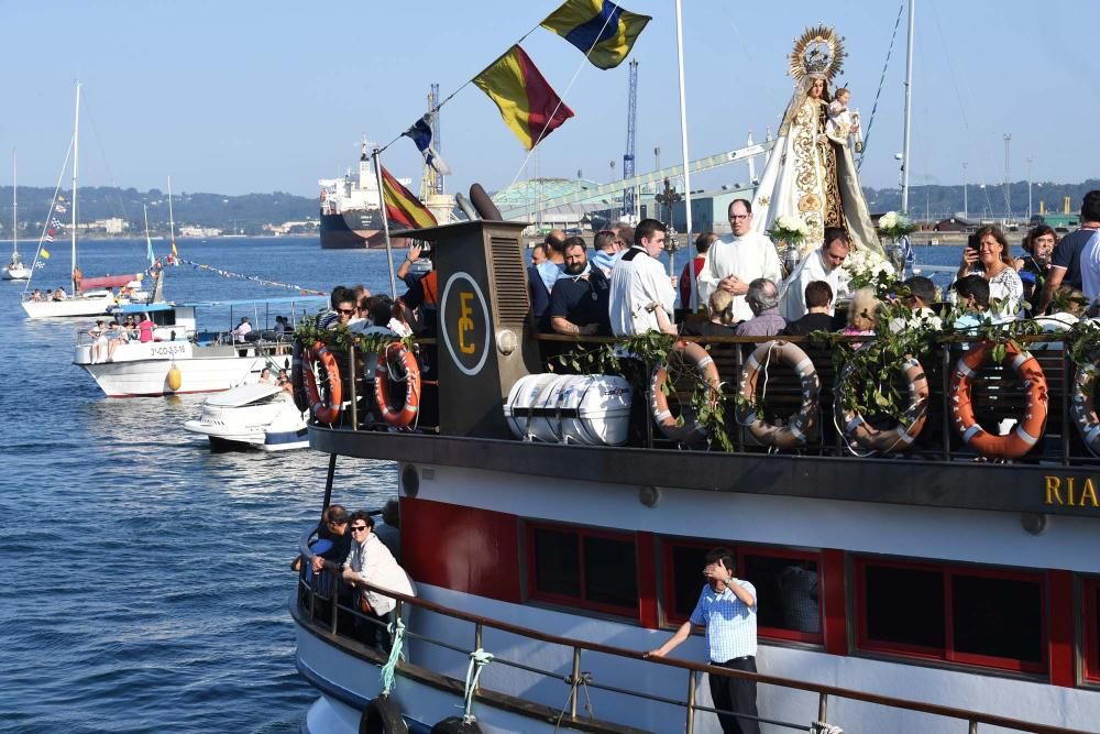 Procesión de la Virgen del Carmen en A Coruña