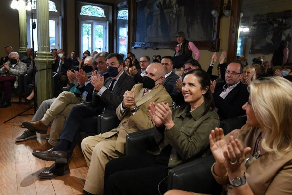 Puy, Román Rodríguez, Sánchez de Dios, Rojo y Porro. | // G. S.