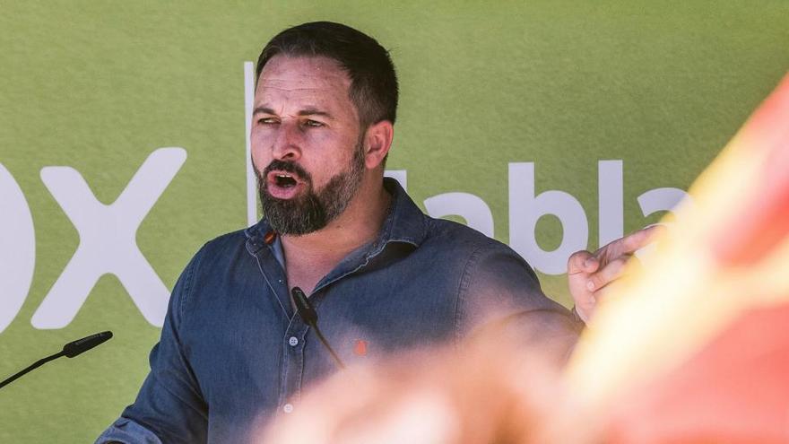 El líder de Vox, Santiago Abascal.