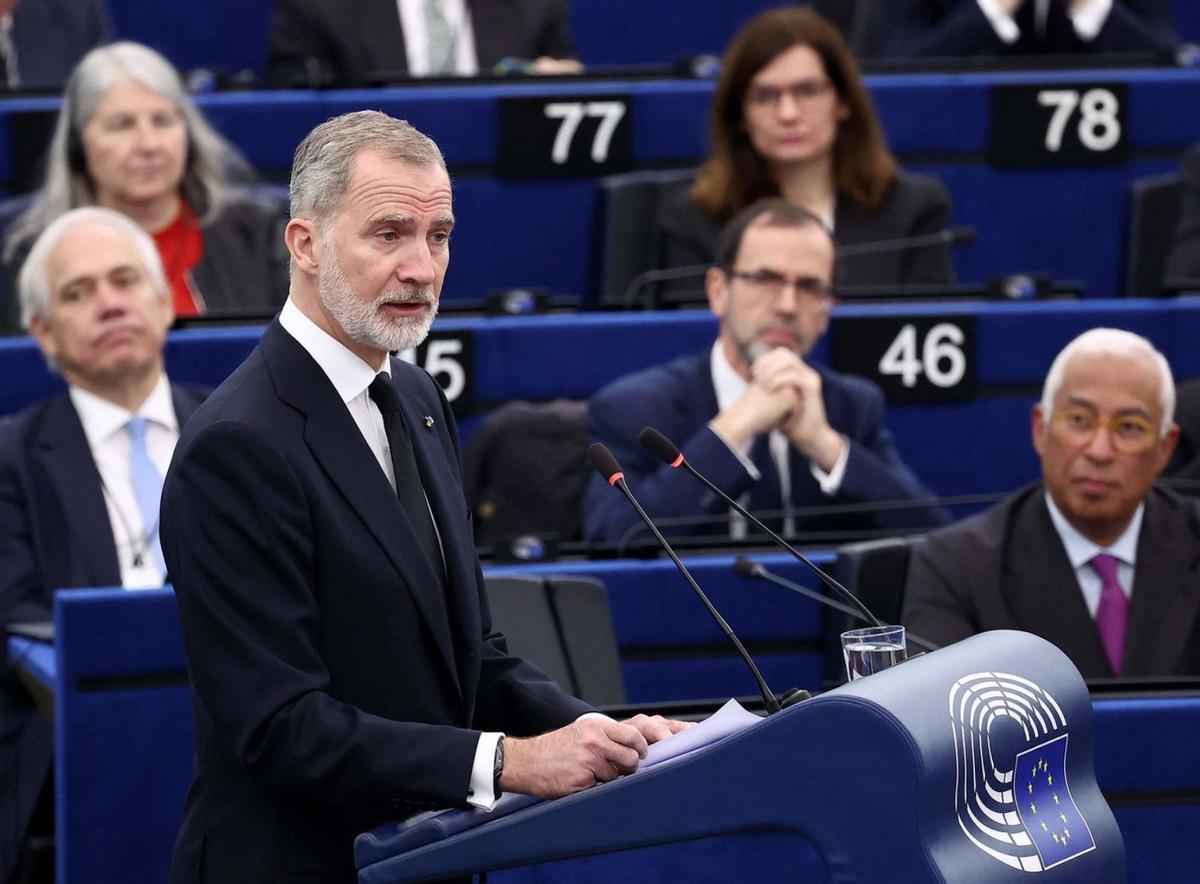 Felip VI demana a l’UE que reforci la seva unitat i autonomia davant Trump