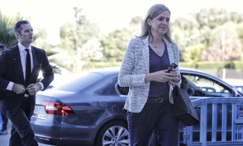 La Infanta en la última jornada del juicio Nóos