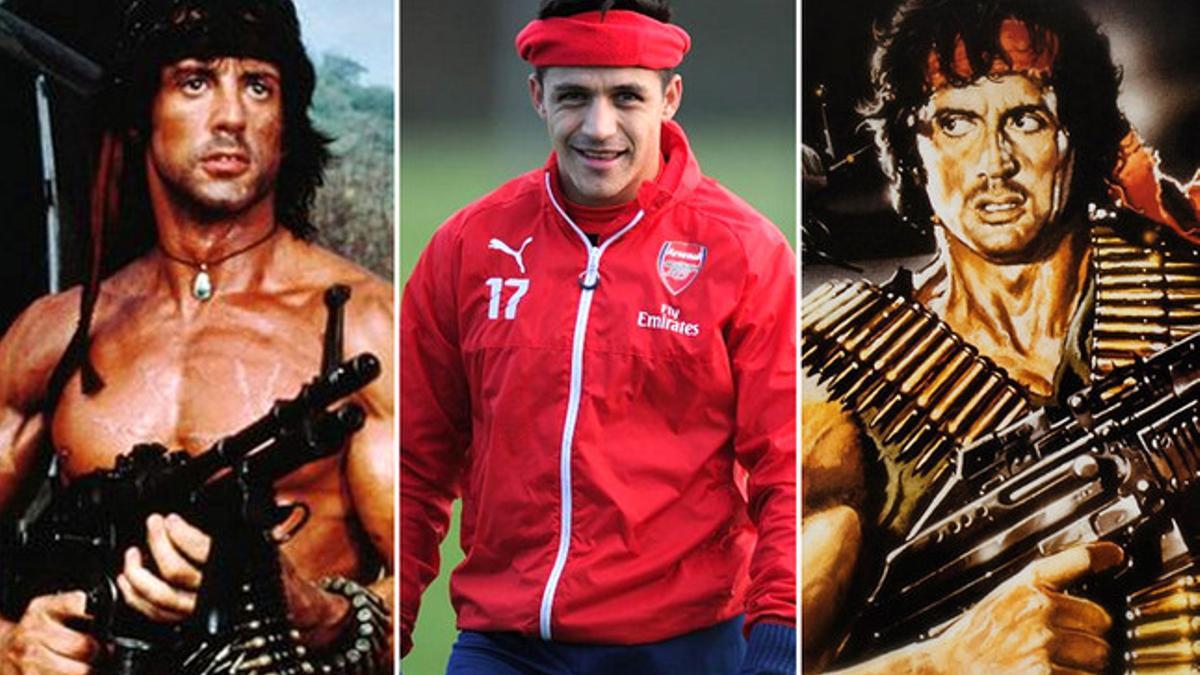 El Arsenal comparó a Alexis con Rambo