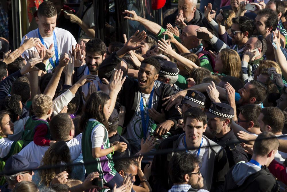 CELEBRACIONES DEL UNICAJA DE MÁLAGA TRAS ...