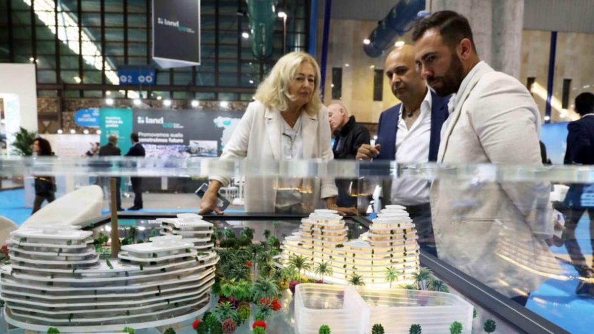 Una imagen del pasado salón inmobiliario Simed de Málaga.