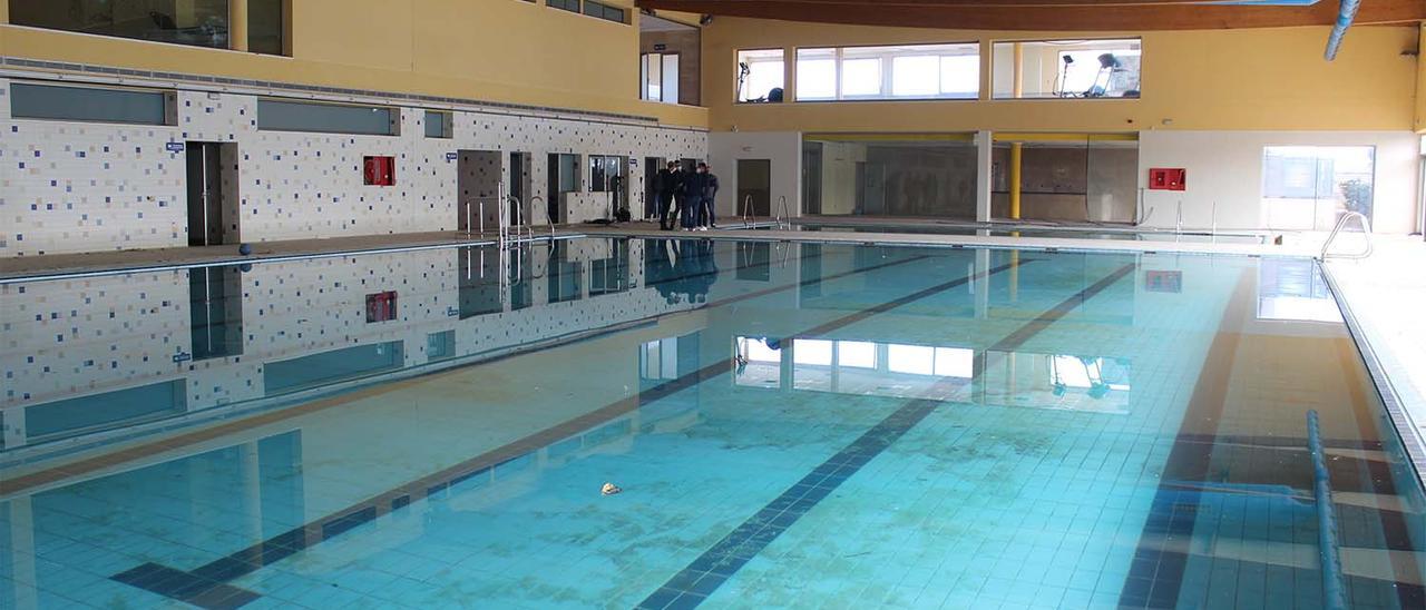La piscina cubierta del Centro Salud y Agua Deportivo de Novelda.