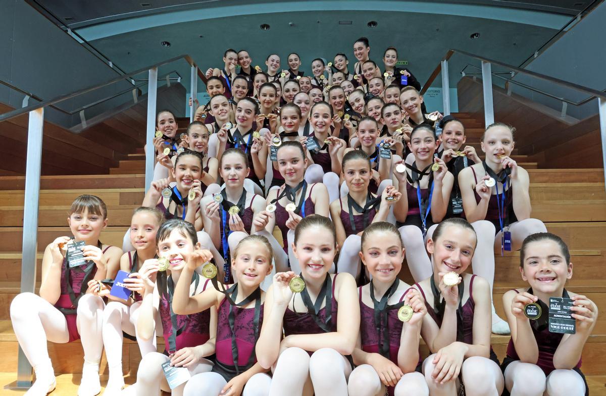 Alumnas de la escuela Dansa Mado.