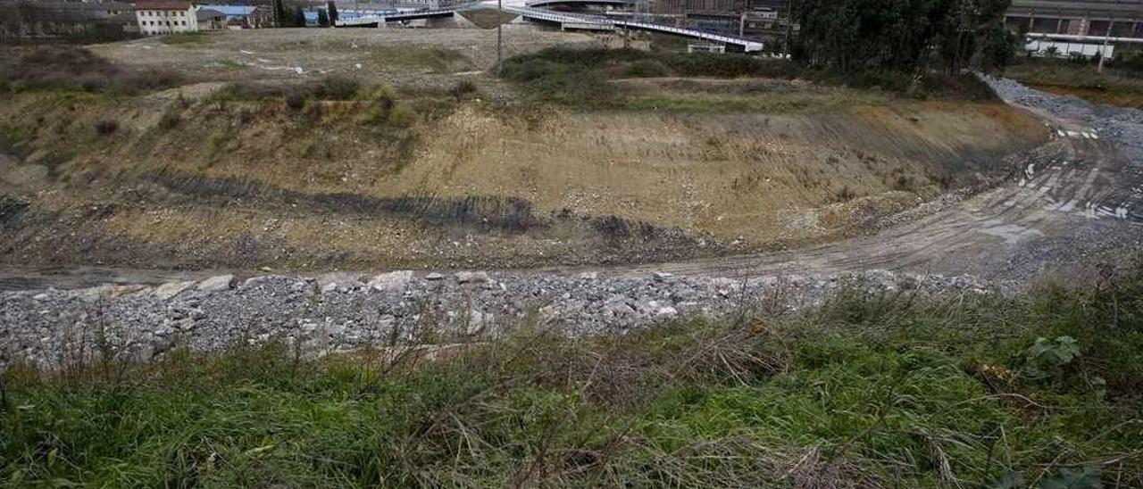 Zona donde se encuentra la fosa de Llaranes.