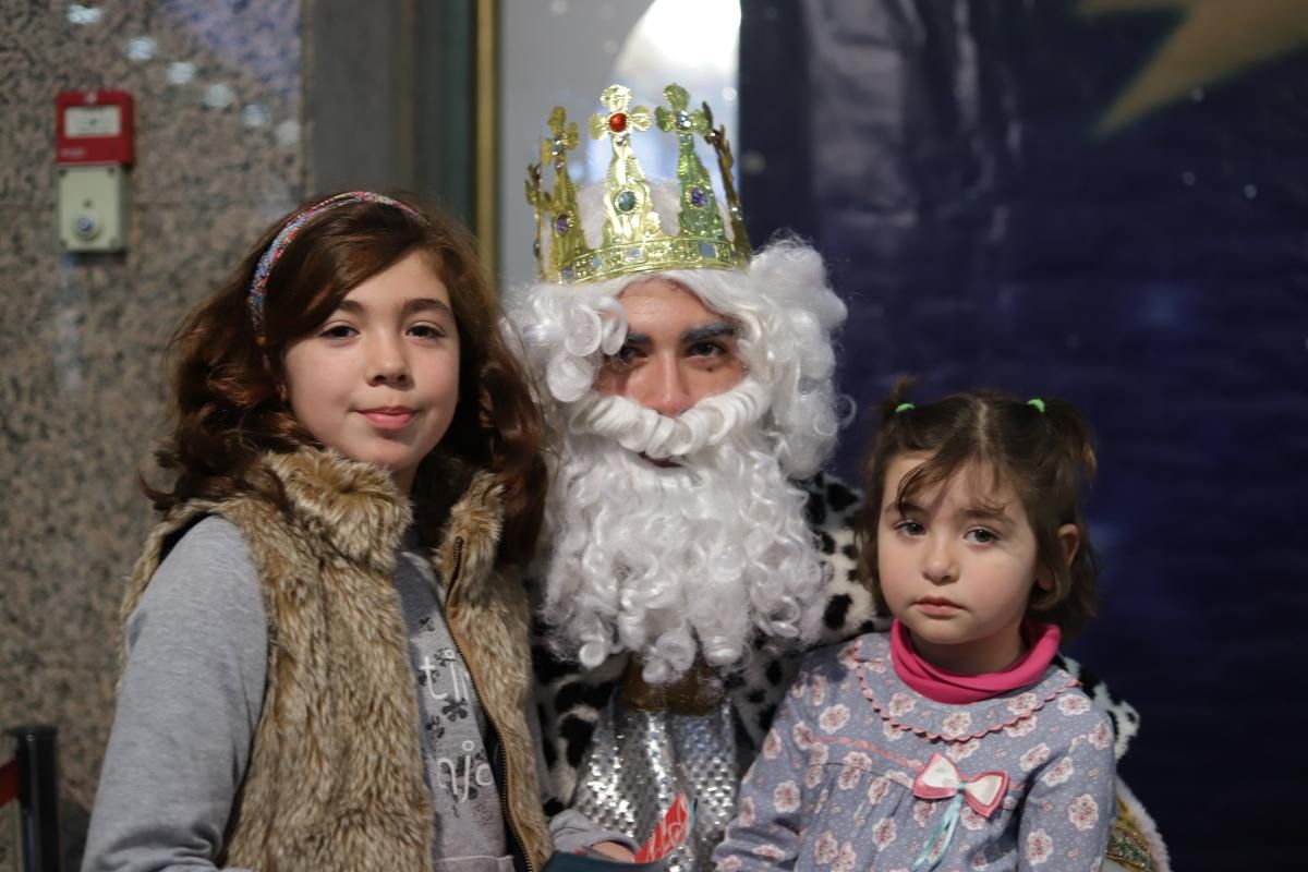 Fotos con los Reyes Magos realizadas el 4 de enero de 2018