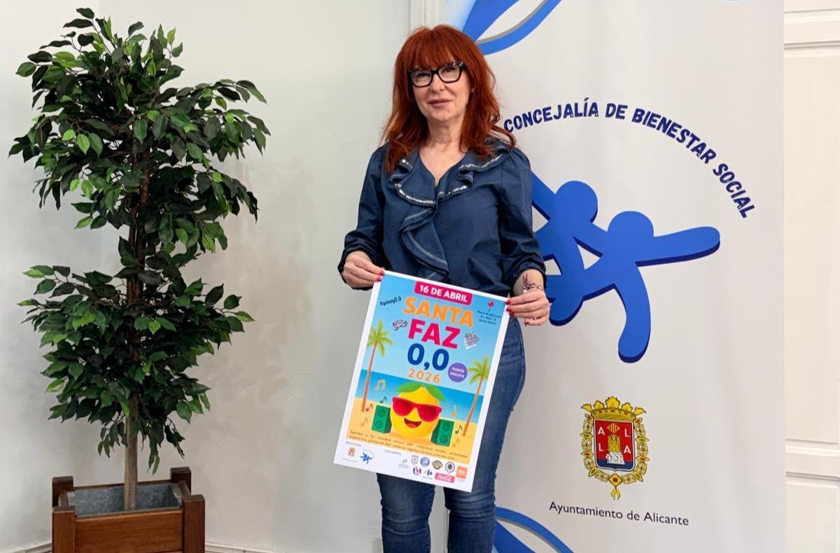 Begoña León presenta el cartel de Santa Faz 0,0 2026