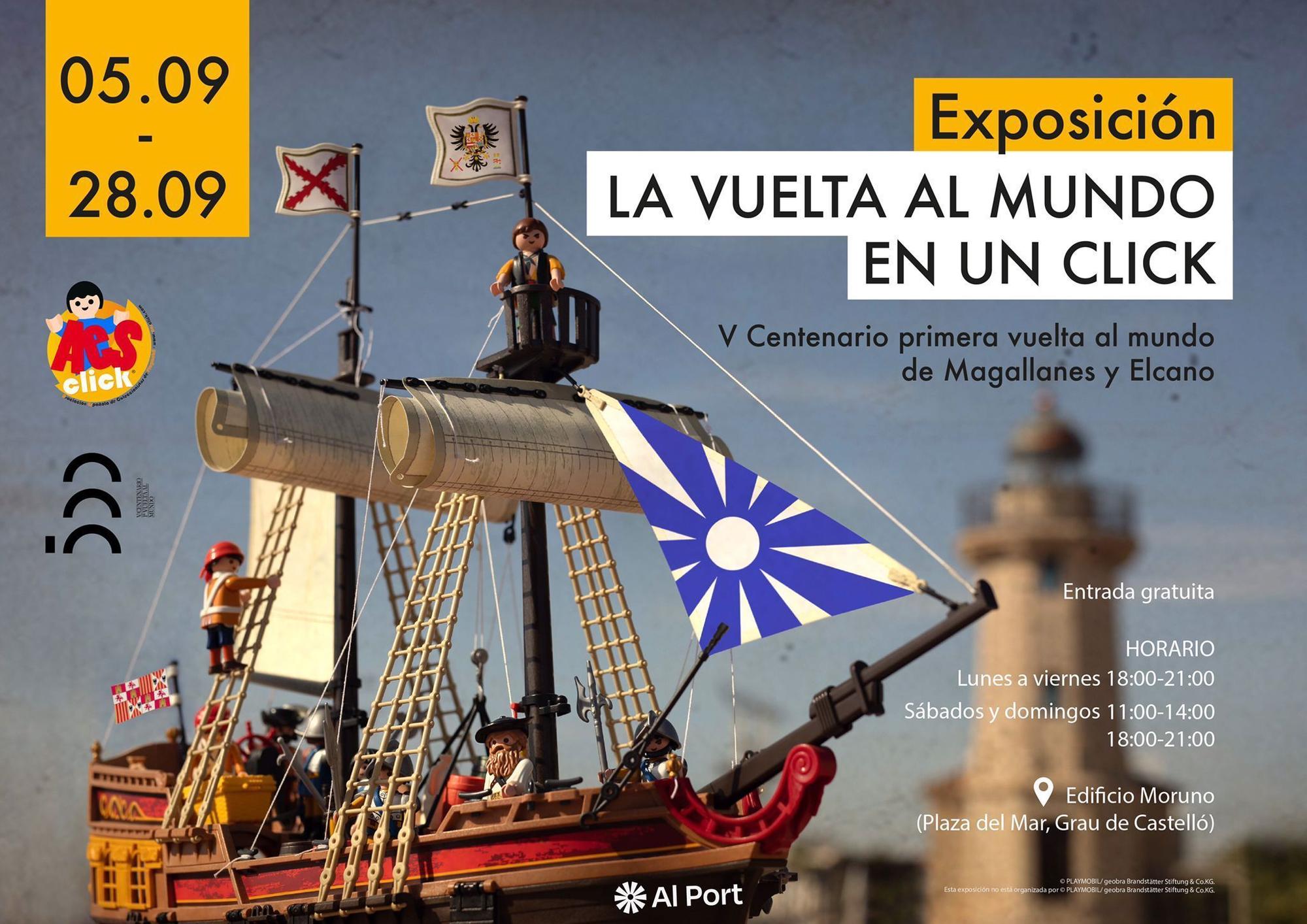 Castellón celebra con una exposición de Playmobil el quinto centenario de la  vuelta al mundo de Elcano y Magallanes - El Periódico Mediterráneo