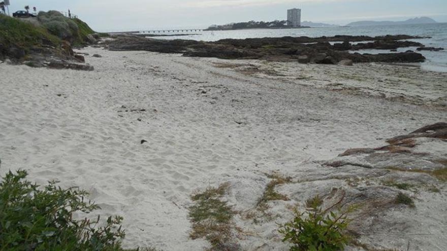 Playa de Fechiño, en Coruxo.