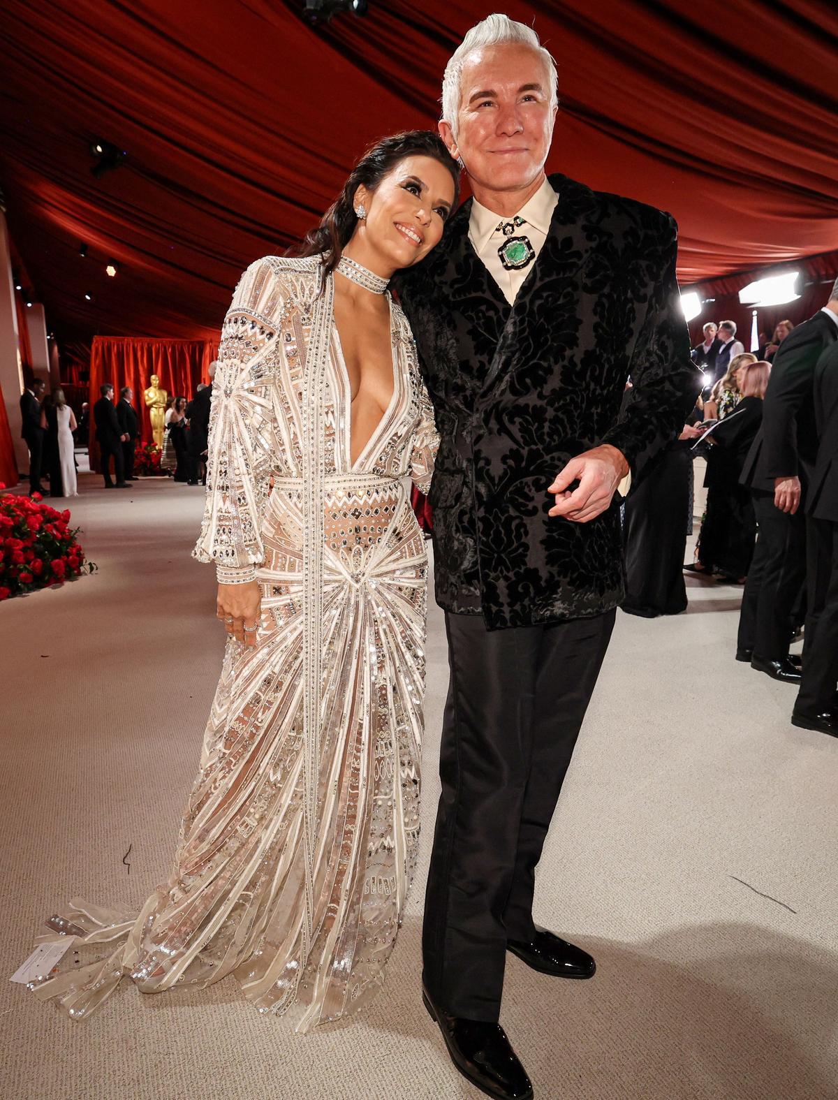 Eva Longoria y Baz Luhrmann  