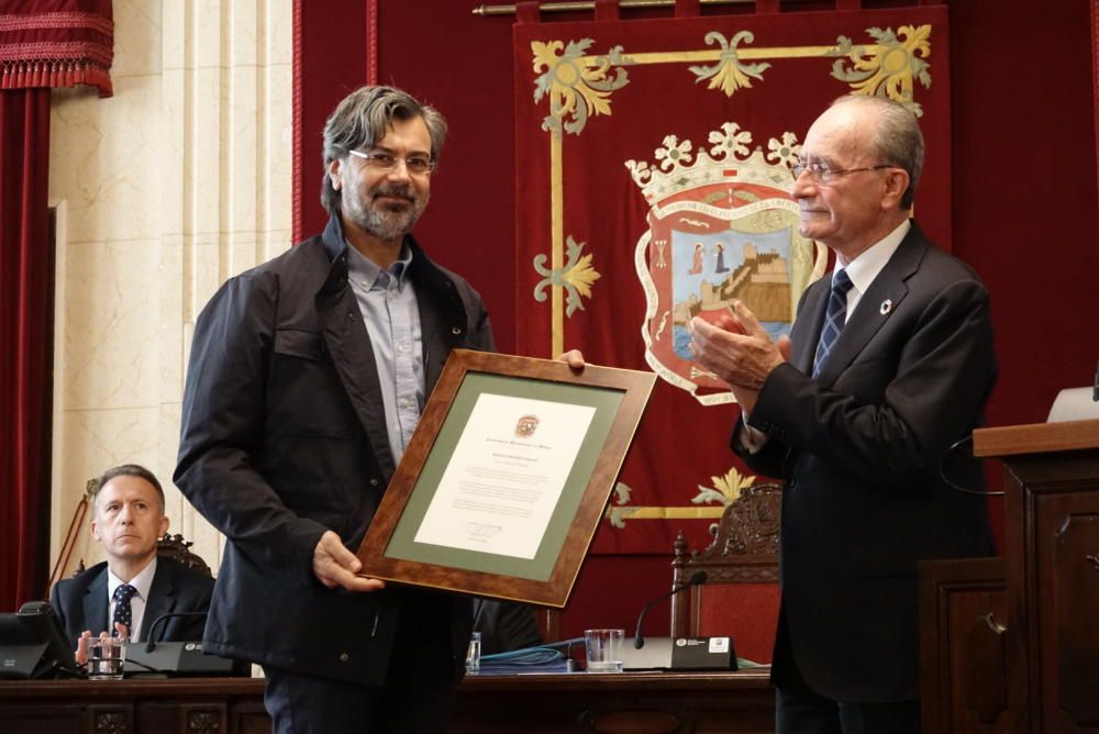 Entrega de las distinciones a los responsables del dispositivo de rescate de Julen.