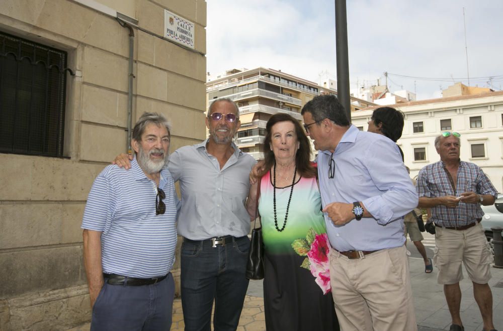 La periodista Pirula Arderius ya tiene su calle en Alicante