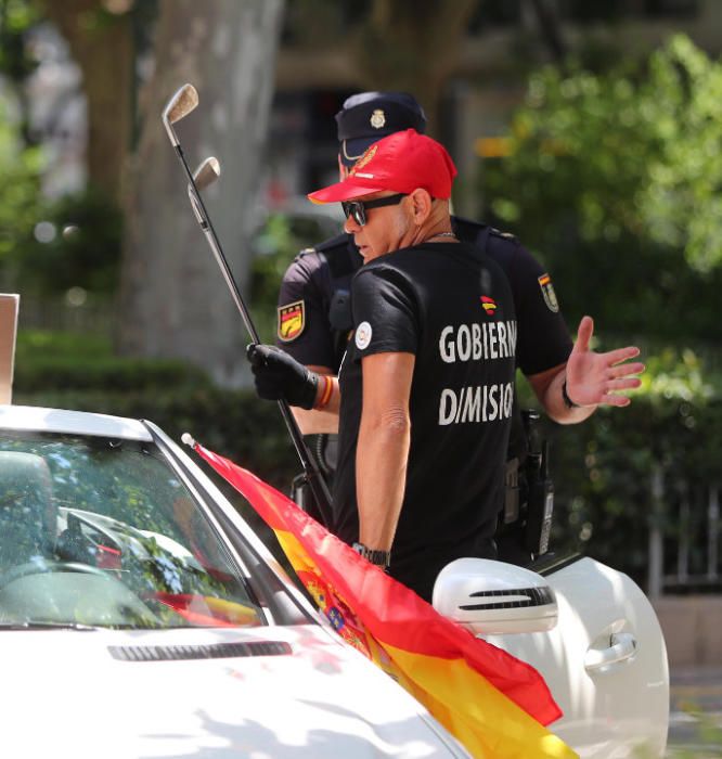 Manifestación contra el Gobierno convocada por Vox en Valencia