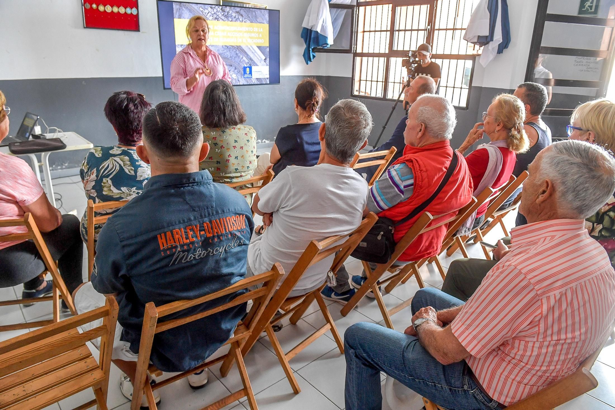 Presentación de las obras para acondicionar un acceso seguro para los peatones en El Secadero
