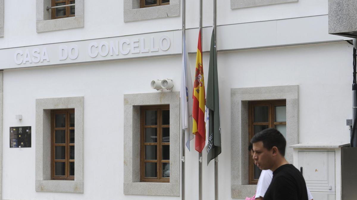 Vista del consistorio de Silleda.