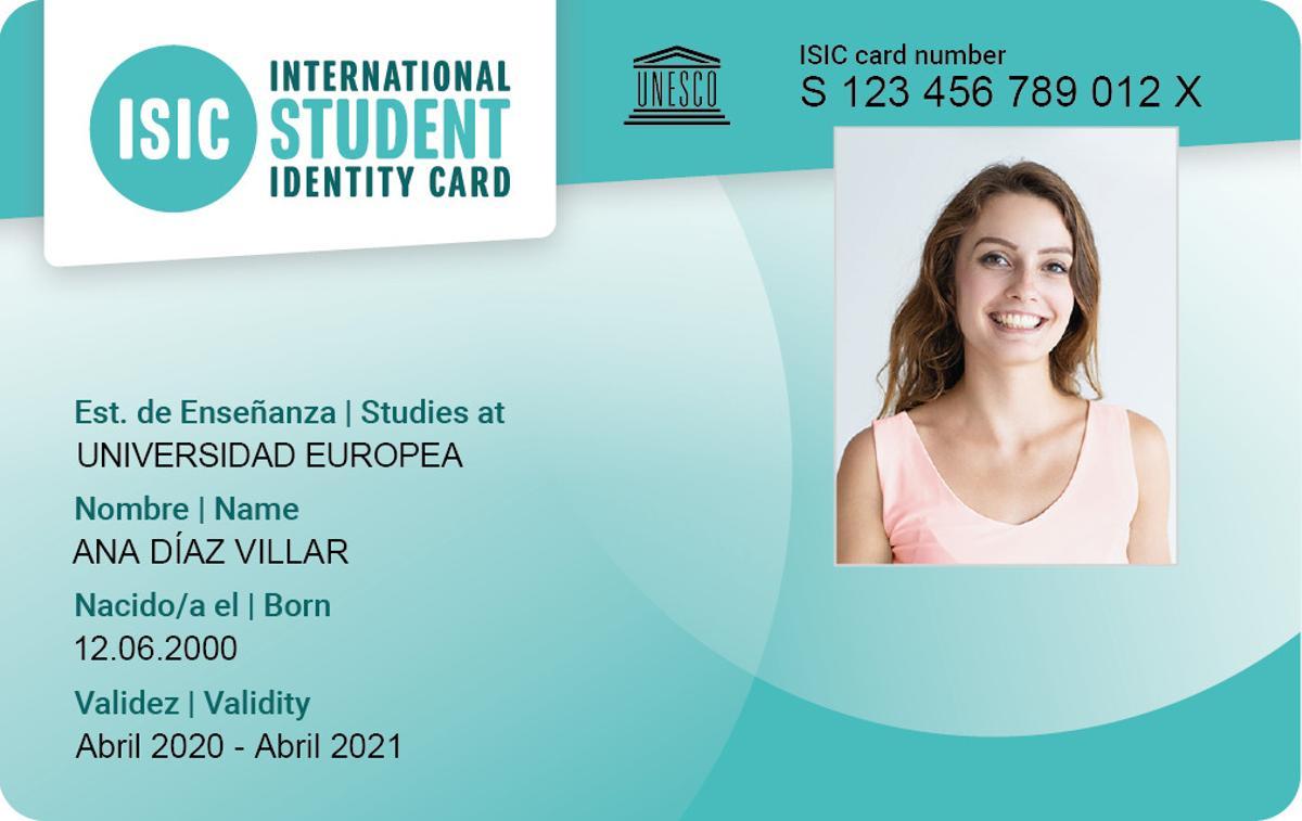 El Carné Internacional de Estudiante (ISIC) es reconocida en más de 130 países
