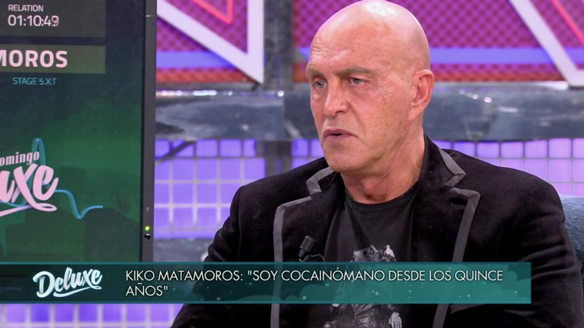 Kiko Matamoros confessa en el ‘Deluxe’ la seva addicció: «Soc cocaïnòman des dels 15 anys»