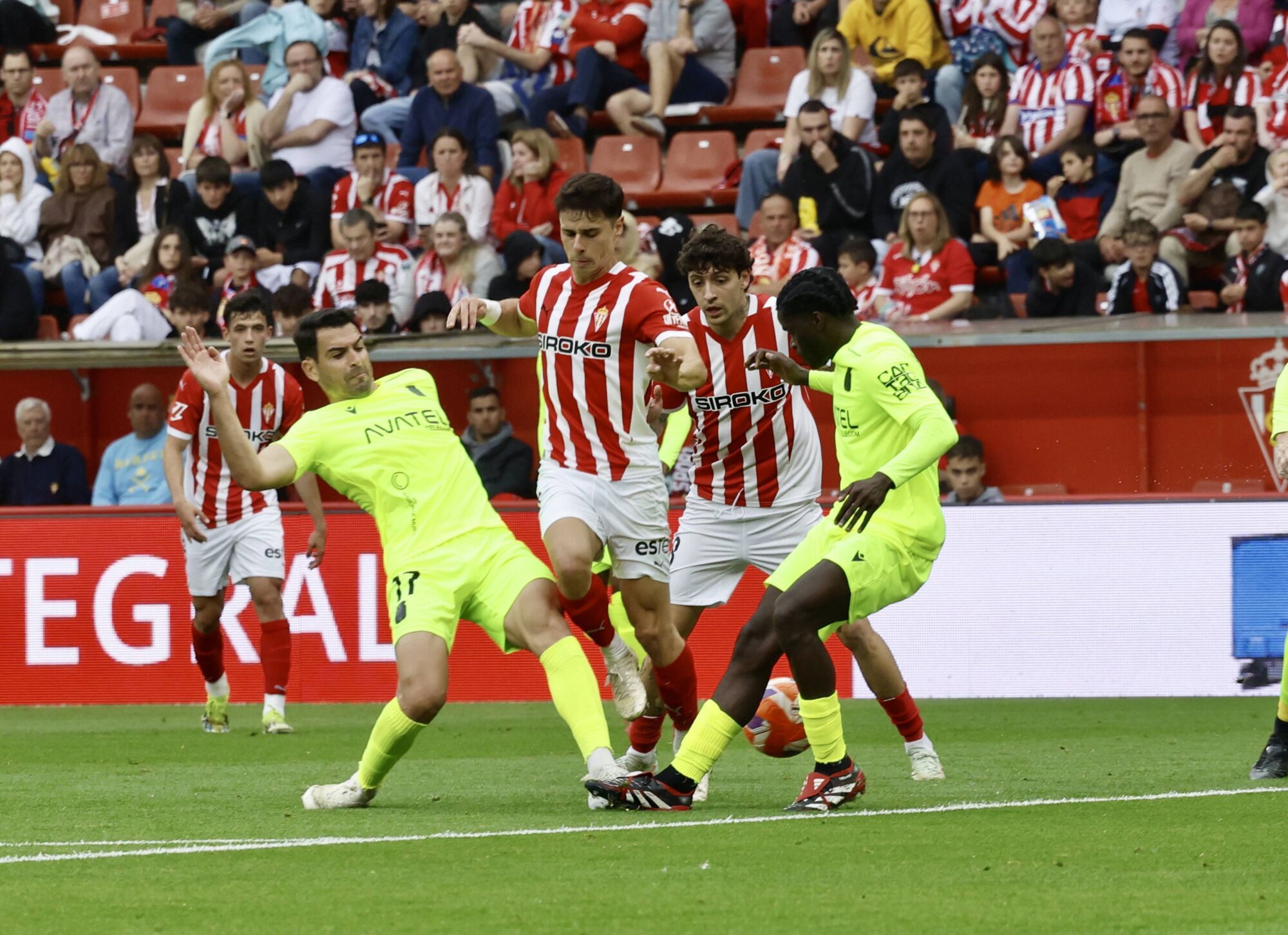 Así fue el partido entre el Sporting y el Cartagena