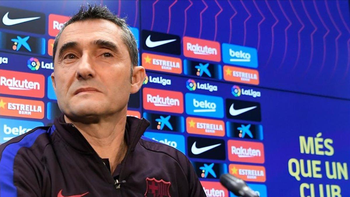 Ernesto Valverde comparece ante la prensa