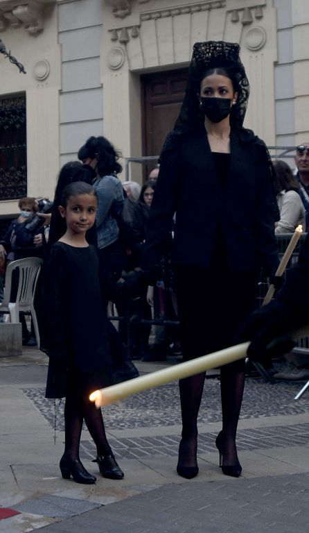 La procesión del Viernes Santo de Murcia, en imágenes