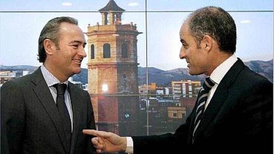 Camps promete al alcalde de Castelló inversiones por 400 millones