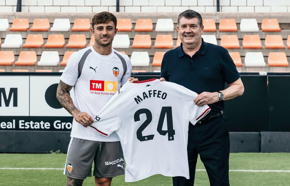 Pablo Maffeo elige el dorsal '24'