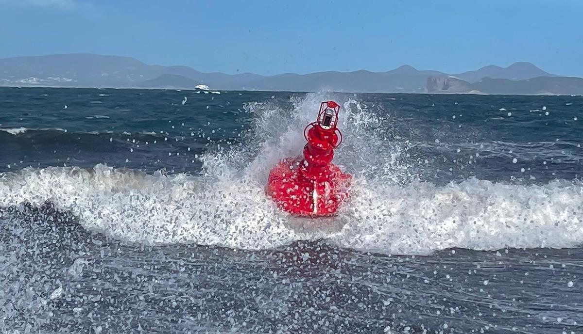 Las boyas no han aguantado el fuerte oleaje de los últimos días