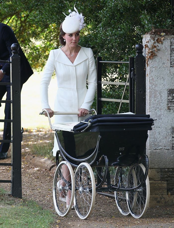 Kate Middleton el día del bautizo de Carlota