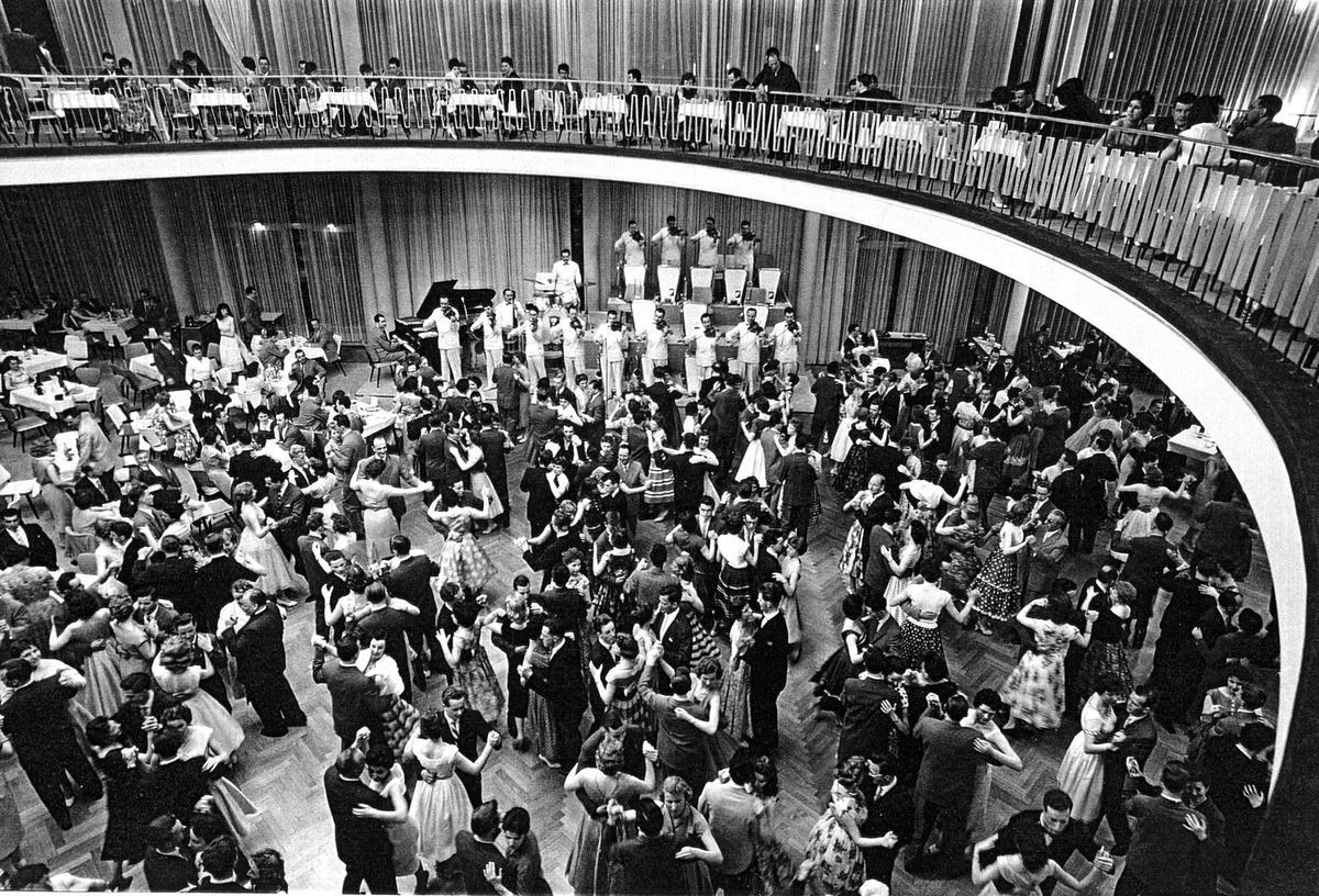 Un concert de l'Orquestra Maravella al Palais am Funkturm de Berlín el 1958.
