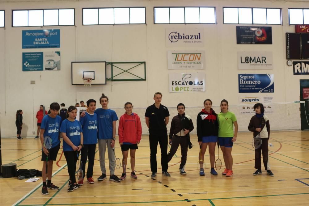 Final Regional de bádminton de Deporte Escolar