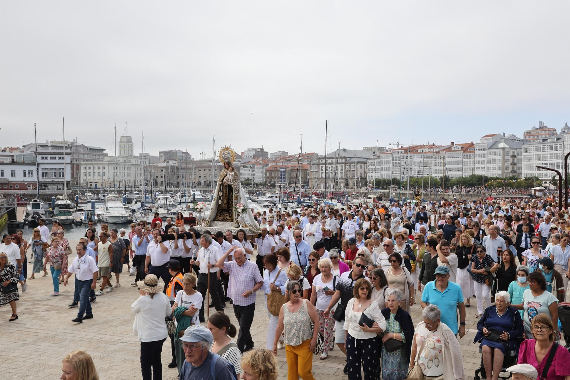 Procesión de la Virgen del Carmen en A Coruña