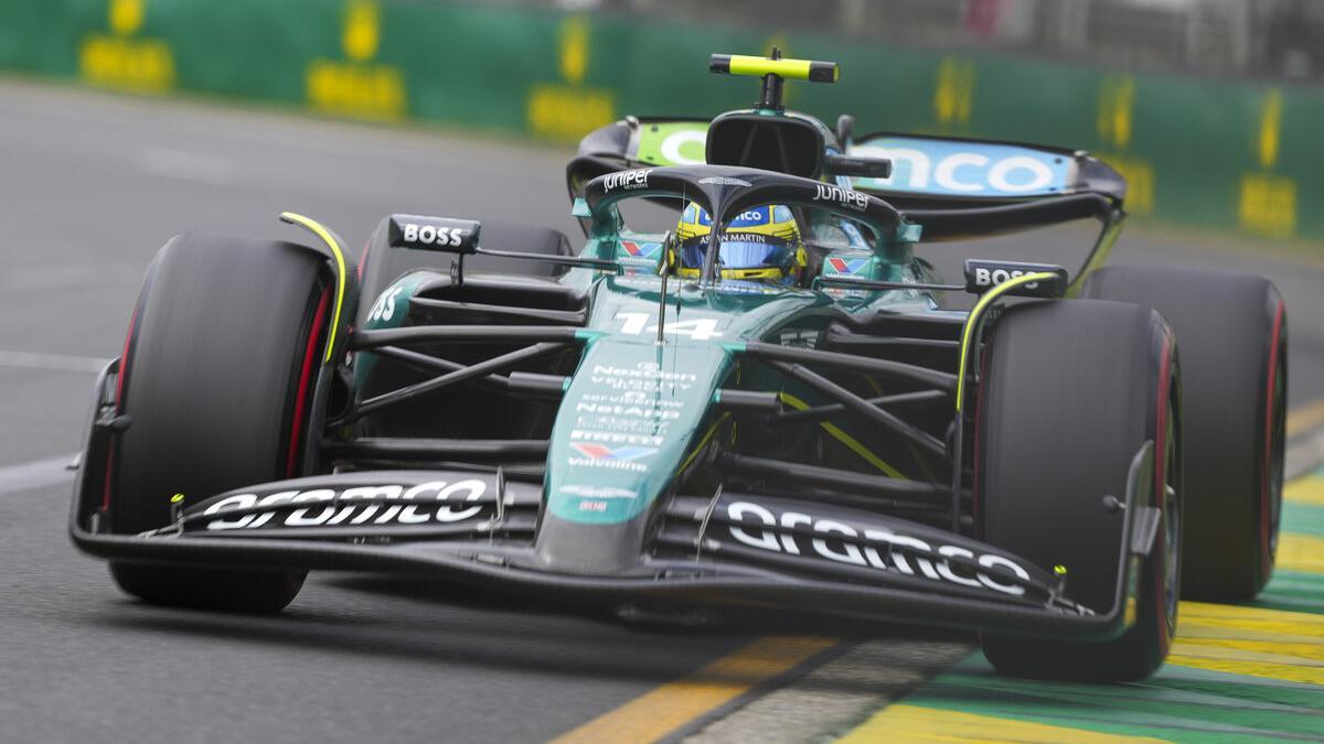 Alonso, en el circuito de Albert Park