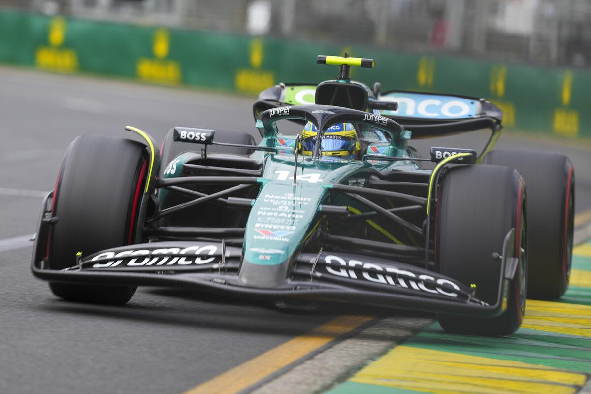 Alonso, en el circuito de Albert Park