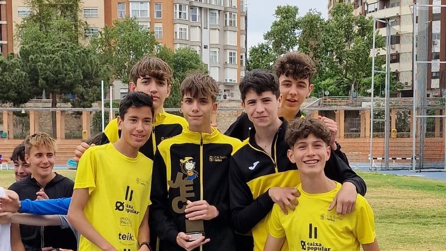 El CA Safor Teika es tercero en el Provincial cadete por equipos