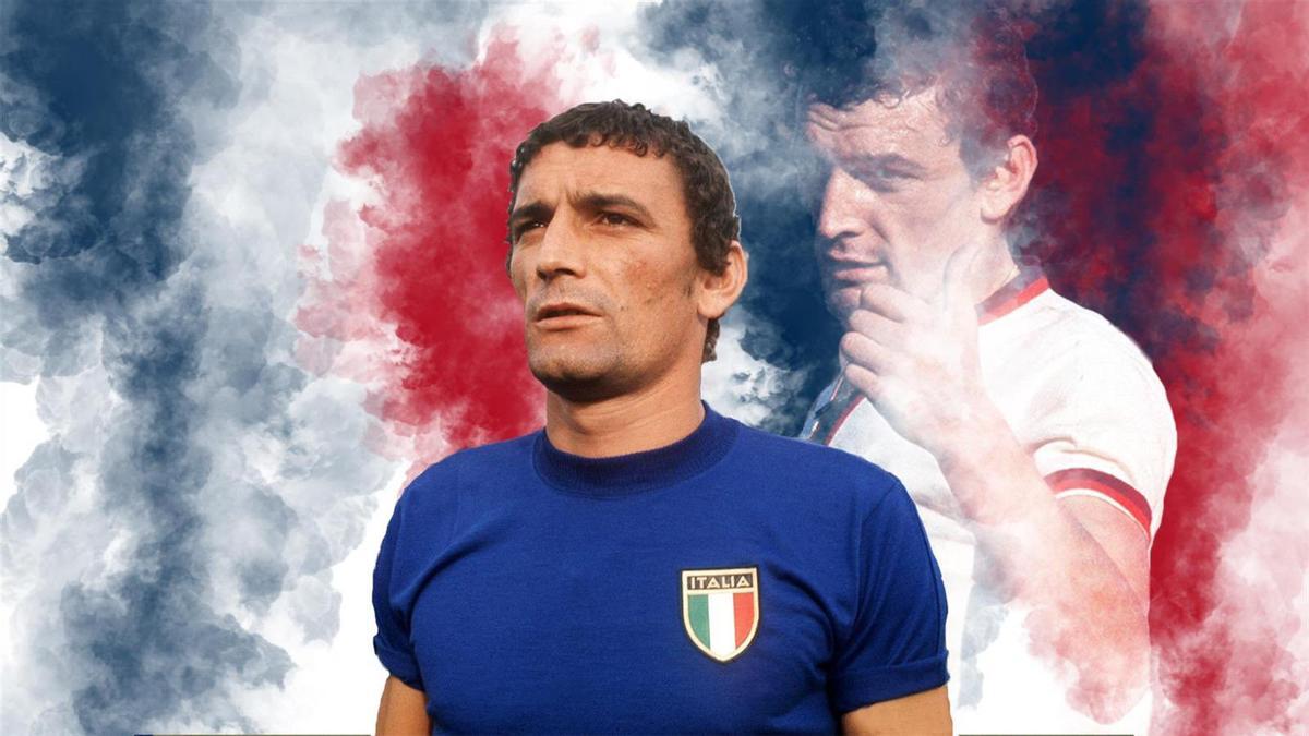 Gigi Riva, leyenda de la selección italiana.