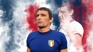 Gigi Riva, leyenda de la selección italiana.