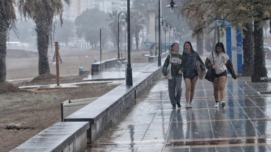 Alerta amarilla por lluvia, viento y granizo en Castellón