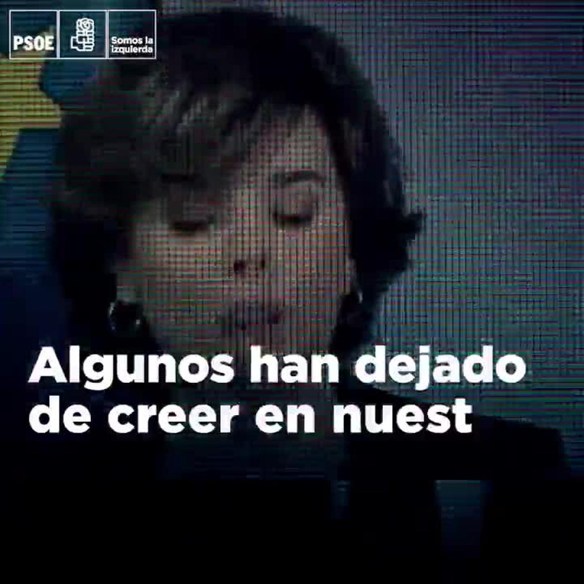 El PSOE presenta el vídeo ’Ara, el teu país’.