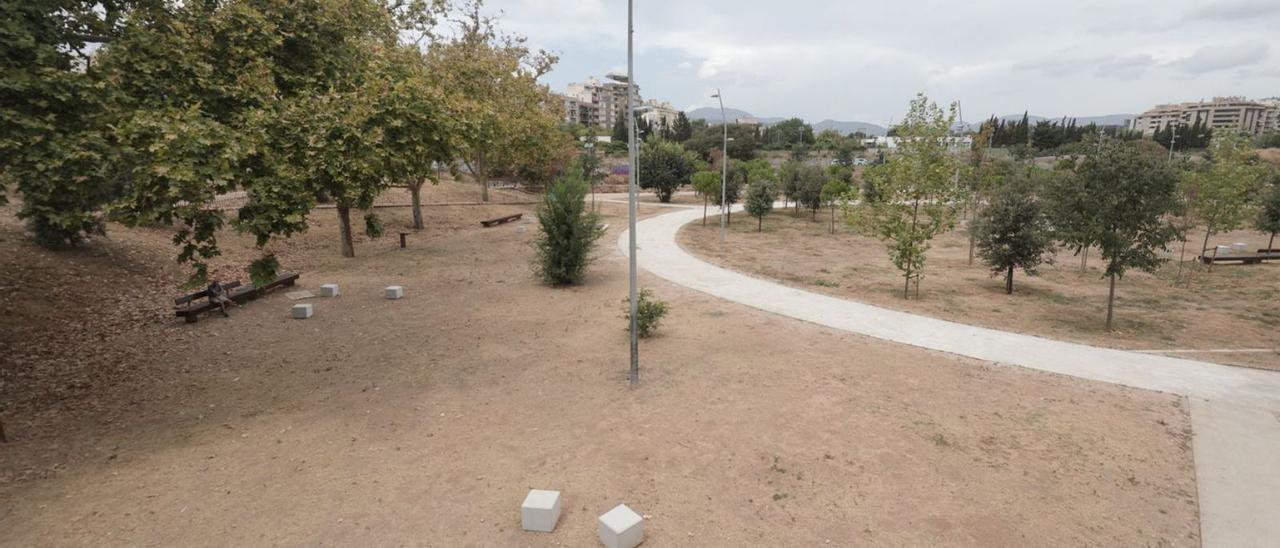 Los vecinos confían en que el bosque urbano se convierta en un espacio verde con las lluvias.